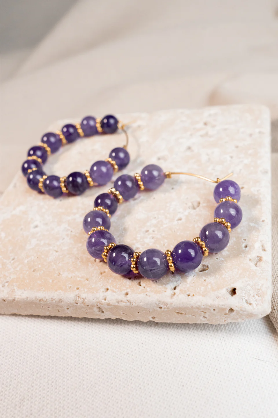 Créoles Osiris - Améthyste – Image 3