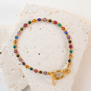 Bracelet Indira - Multi-pierres vives