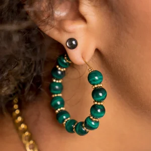 Créoles Osiris - Malachite