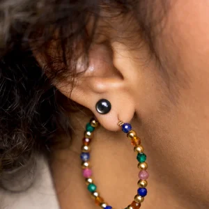 Créoles Masha - Multi-pierres vives