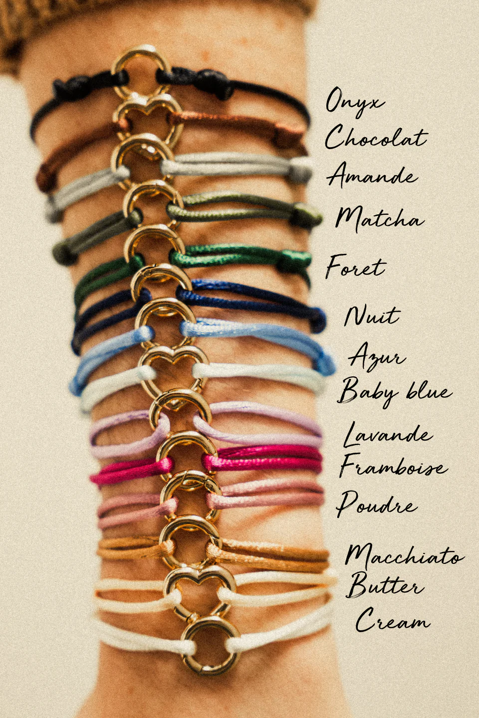 Cordon Personnalisable Tessa - A l'unité