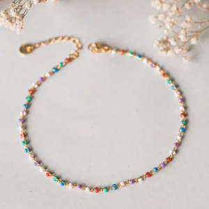 Chaine de cheville Poppy - Multicolore