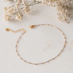 Chaine de cheville Erica - Lila