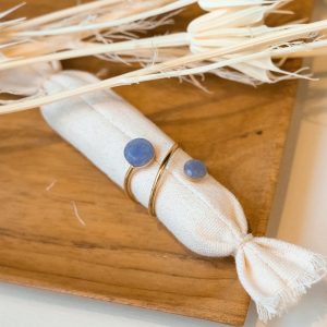 Bague Brit - Aventurine bleue