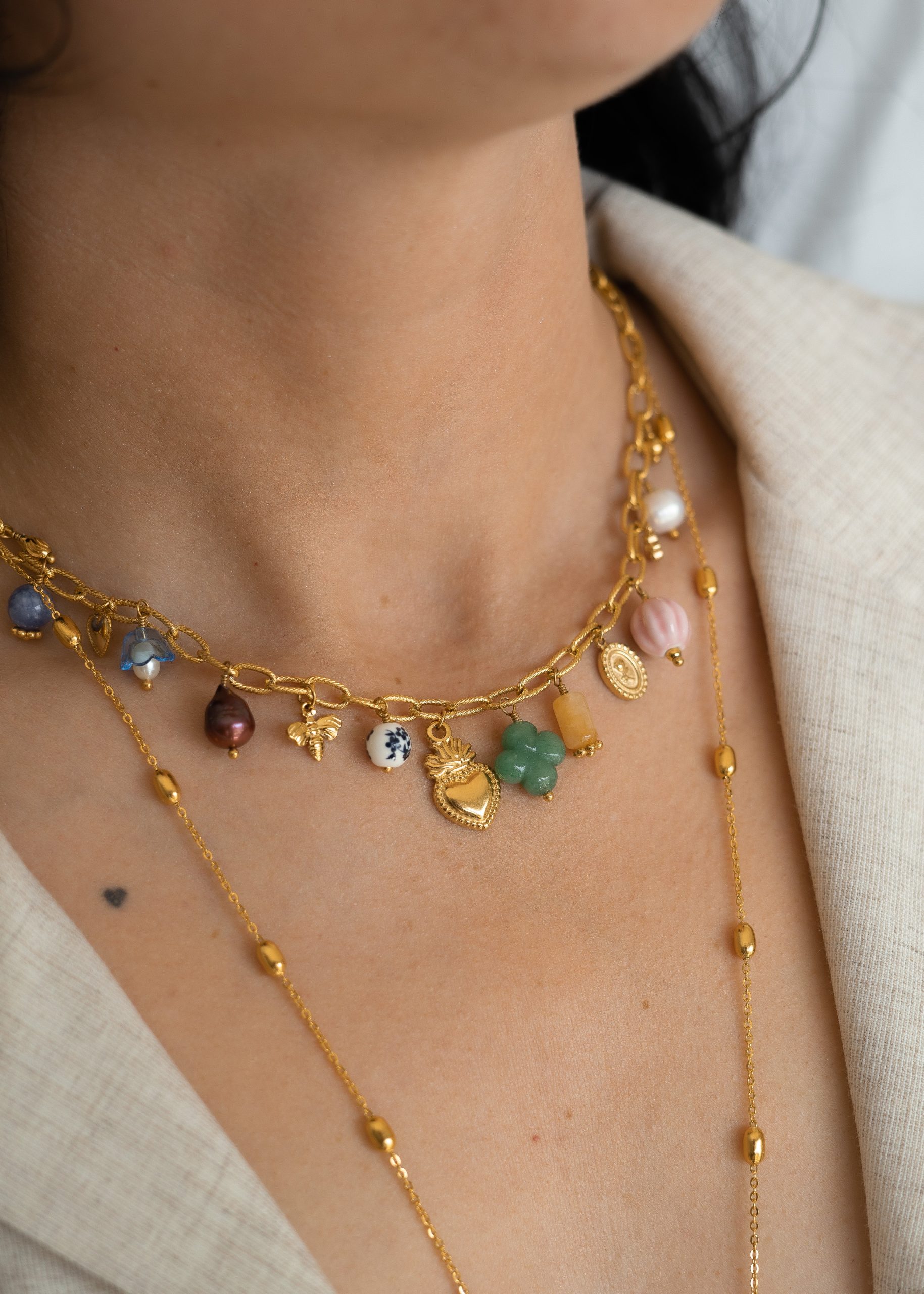 Collier Esperanza - Multi-pierres