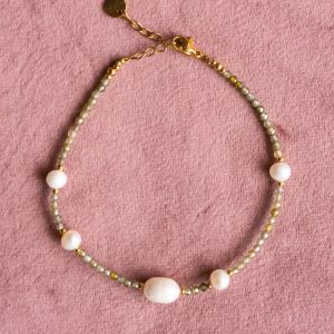 Bracelet Cassian - Zircon vert