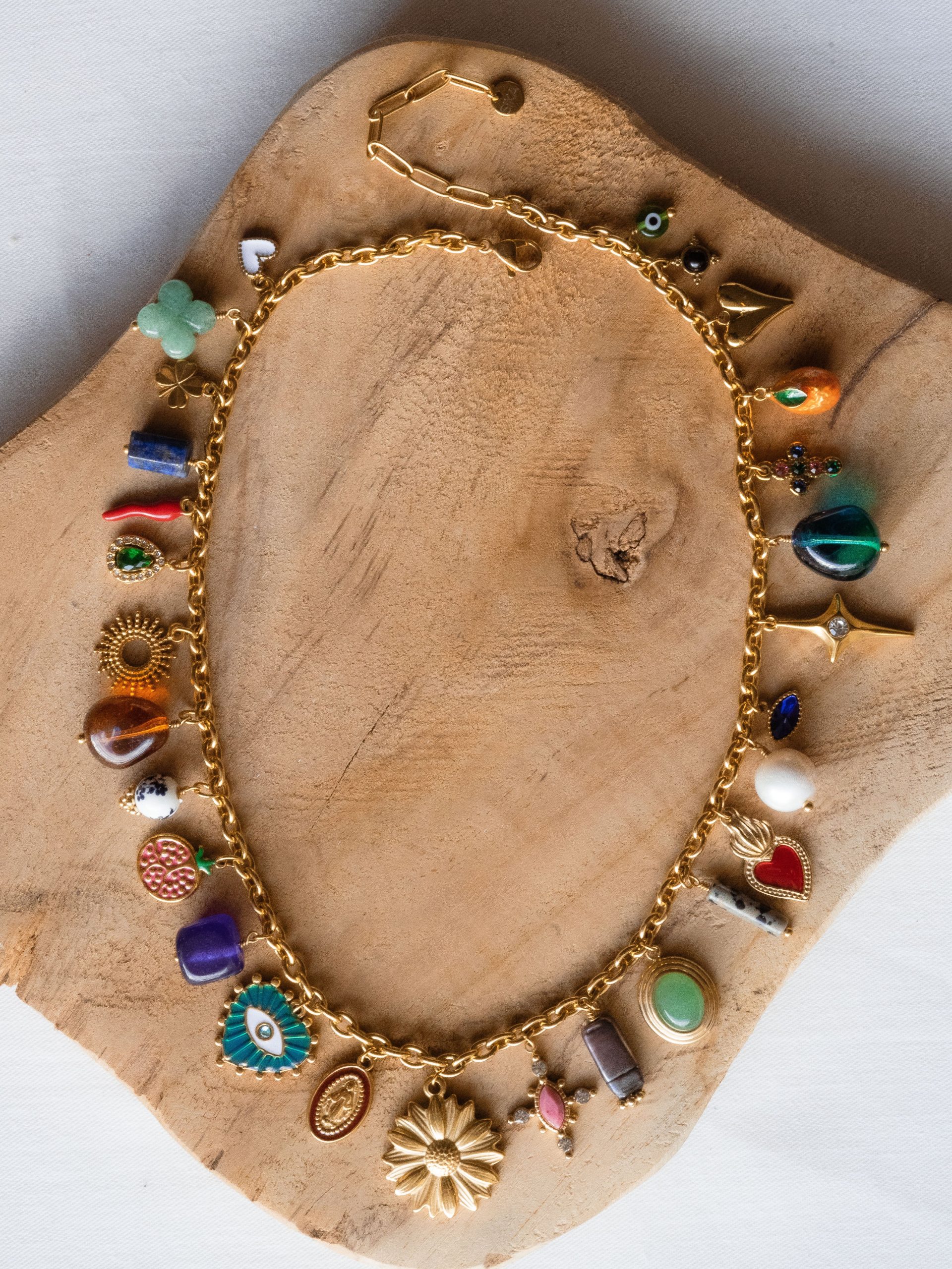 Collier Marceau - Multi-pierres