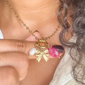 Collier personnalisable Rosana - Multi-pierres