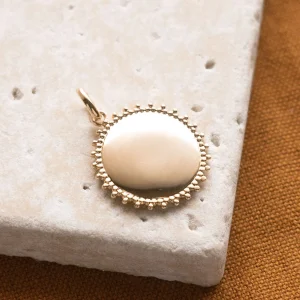 Médaille à graver Apolline - Plaqué or - Cercle