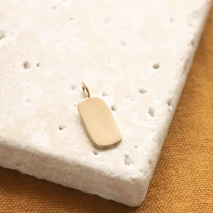 Médaille à graver Aliénor - Plaqué or - 20 mm