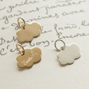 Médaille à graver Gabrielle - Plaqué or