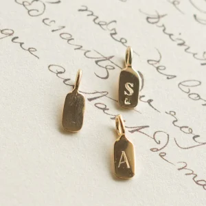 Médaille à graver Aliénor - Plaqué or - 8mm