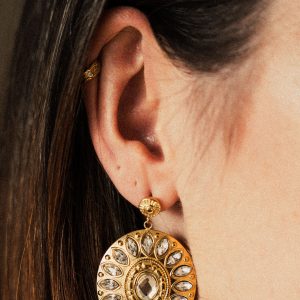 Boucles Gipsy - Blanc