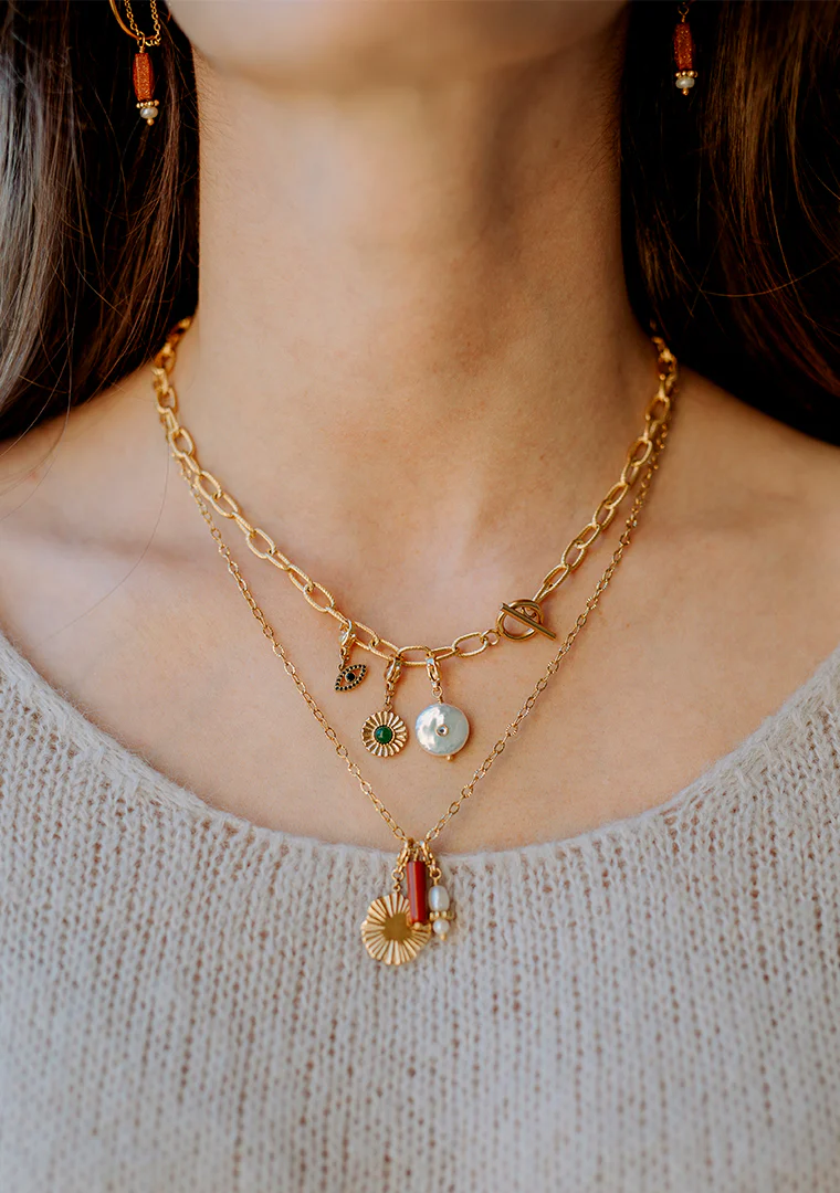 Collier Isa - Jaspe rouge – Image 6