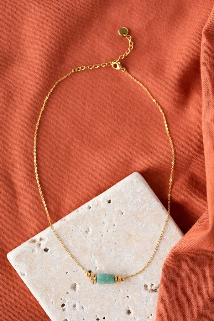 Ras de cou Layla - Amazonite – Image 3