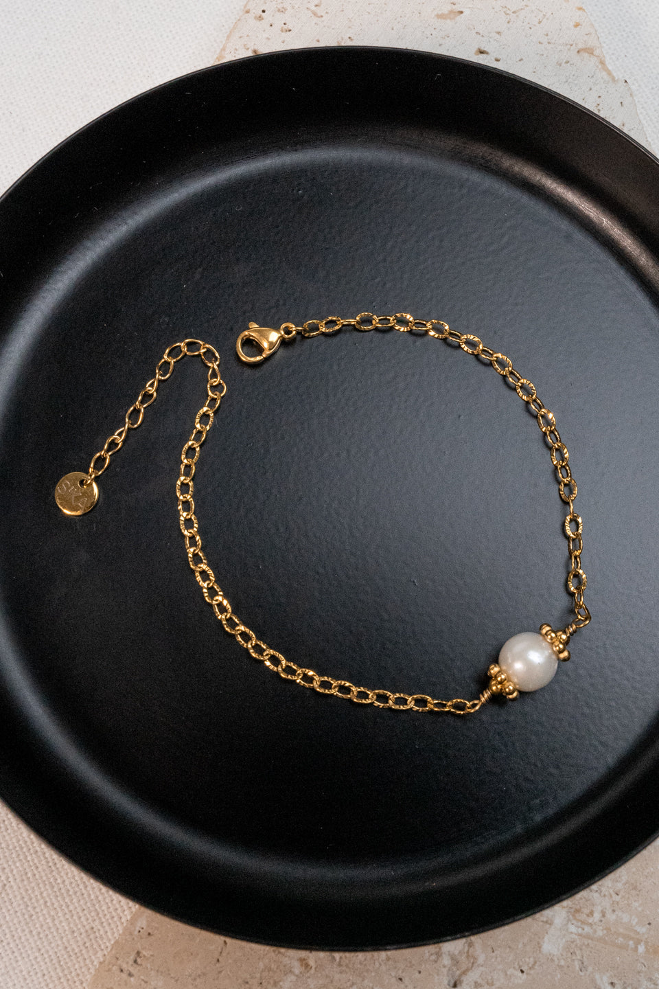 Bracelet Osiris - Perle d’eau douce blanche