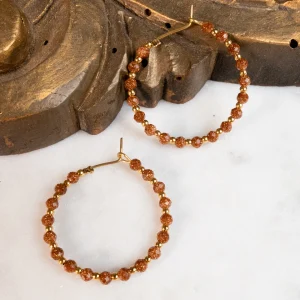 Créoles Nina - Pierres de soleil