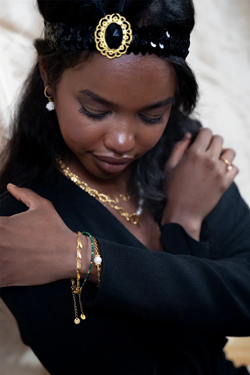 Bracelet Osiris - Perle d’eau douce blanche – Image 4