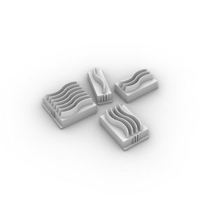 Tampon chocolat Ondulations