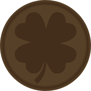 Tampon en métal Trefle