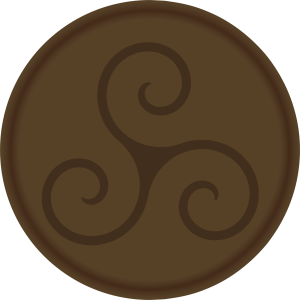 Tampon en métal Triskel