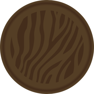 Tampon en métal Zébrures